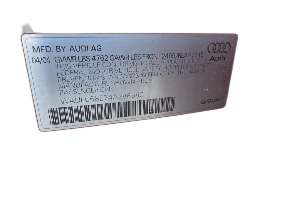 Солнцезащитный козырек для водителя седана с открывателем гаражной двери подходит для 02–08 AUDI A4 1342015 - Изображение 4 из 4