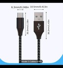 5 Braided USB C Type-C Fast Charging Data SYNC Charger Cable 6.6 ft Cords — photo 3