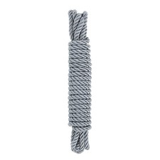 Trim Cord Rope 8mm Nylon Twisted Braid Trim Rope 0.3" 5.5 Yards Dark Gray