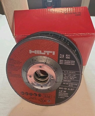 HILTI Grinding Disc 4.5'' 436672 New In Box 10 Pcs