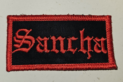 Sancha Old English biker patch motorcycle memorabilia