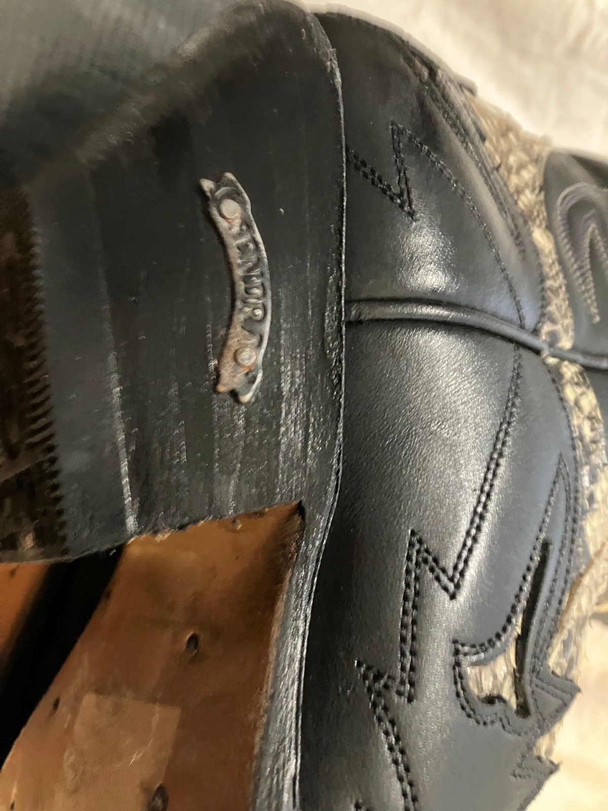 Sendra Boots Style 3241 Python Leather Western Co… - image 7