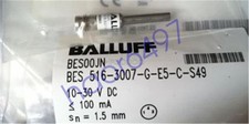 New Balluff Bes 516-3007-G-E5-C-S49 Inductive Sensor 1.5MM Range Shielded tv