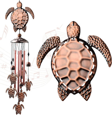 Sea Turtle Wind Chimes Outdoor, Mother Gift,Birthday Gifts for All Mom/Grandma/D