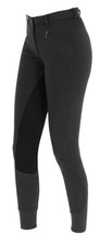 Breeches Economic, Full Seat Kids Breeches, Black, 140