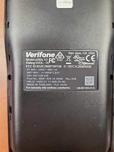 VeriFone e280s V2 - Picture 7 of 7