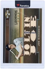 Joe DiMaggio Yankees 2011 Topps Triple Threads Relics #TTRL-5 #11/27 Card