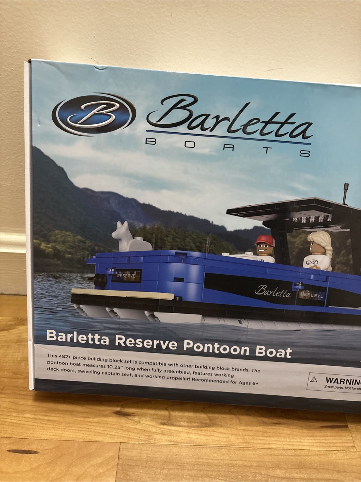 RARE First Gear Barletta Reserve Pontoon Boat 2024 Building Set Blks NEW Sealed
