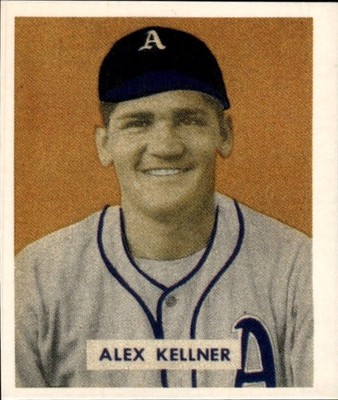 1988 1949 Bowman Reprint #222 Alex Kellner Philadelphia Athletics