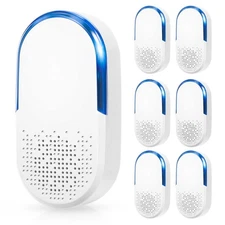 6 Pcs Ultrasonic Pest Repeller Electronic Plug in Rodent Mice Repeller Indoor...