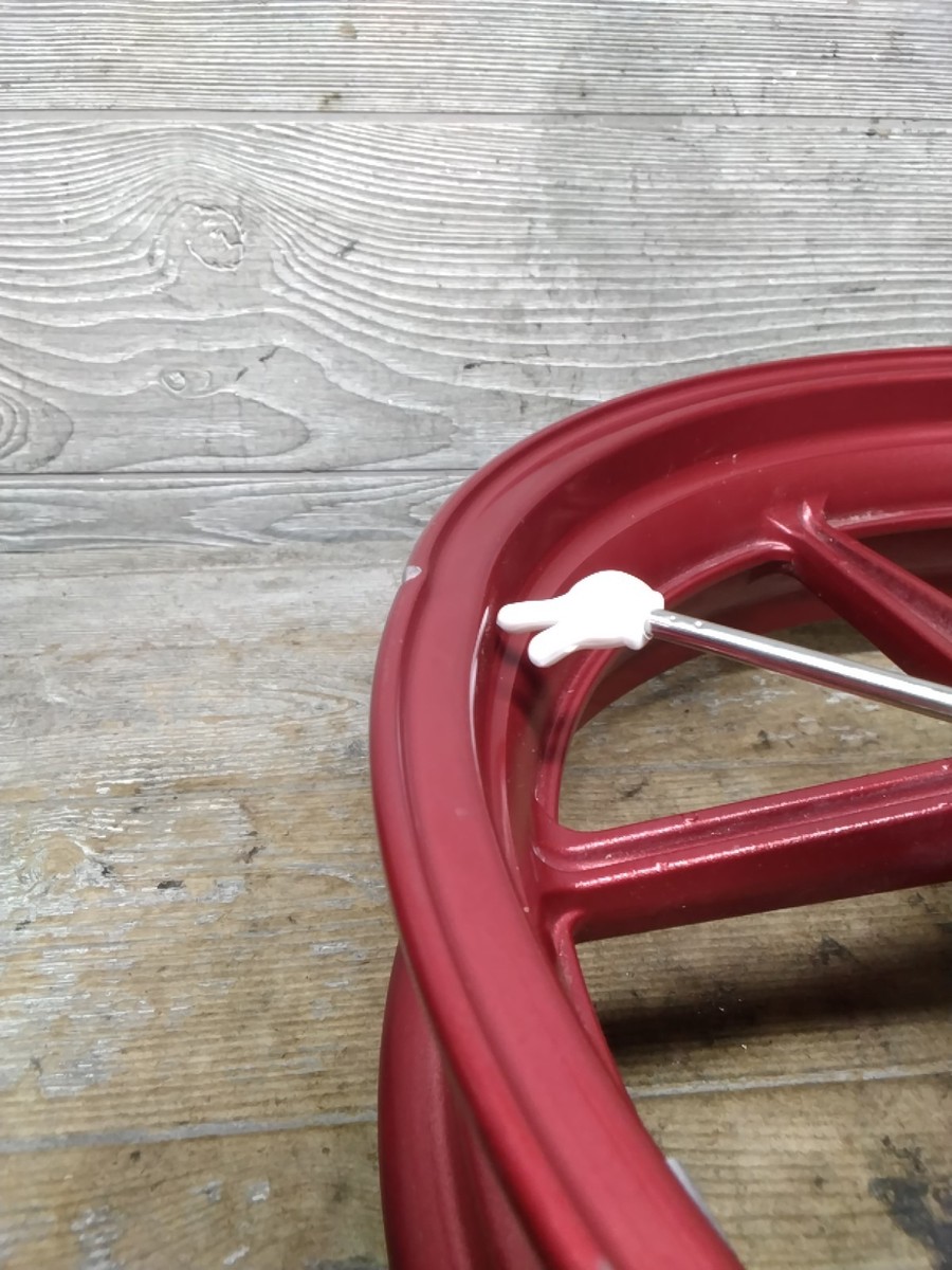 2025 25 24-25 Kawasaki Ninja ZX6R Front Wheel Rim 17x3.5 Red BENT
