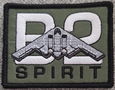 USAF B2 Spirit Stealth Bomber Square Fabric Patch