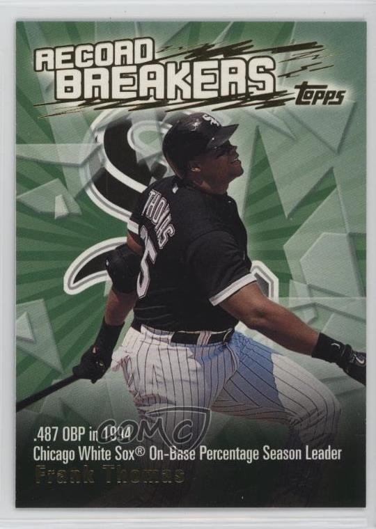 2003 Topps Series 2 Record Breakers Frank Thomas #RB-FT HOF 0u79