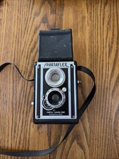Vintage 1940-1950s UNTESTED Spartus Spartaflex 120 Film Camera - For parts/decor