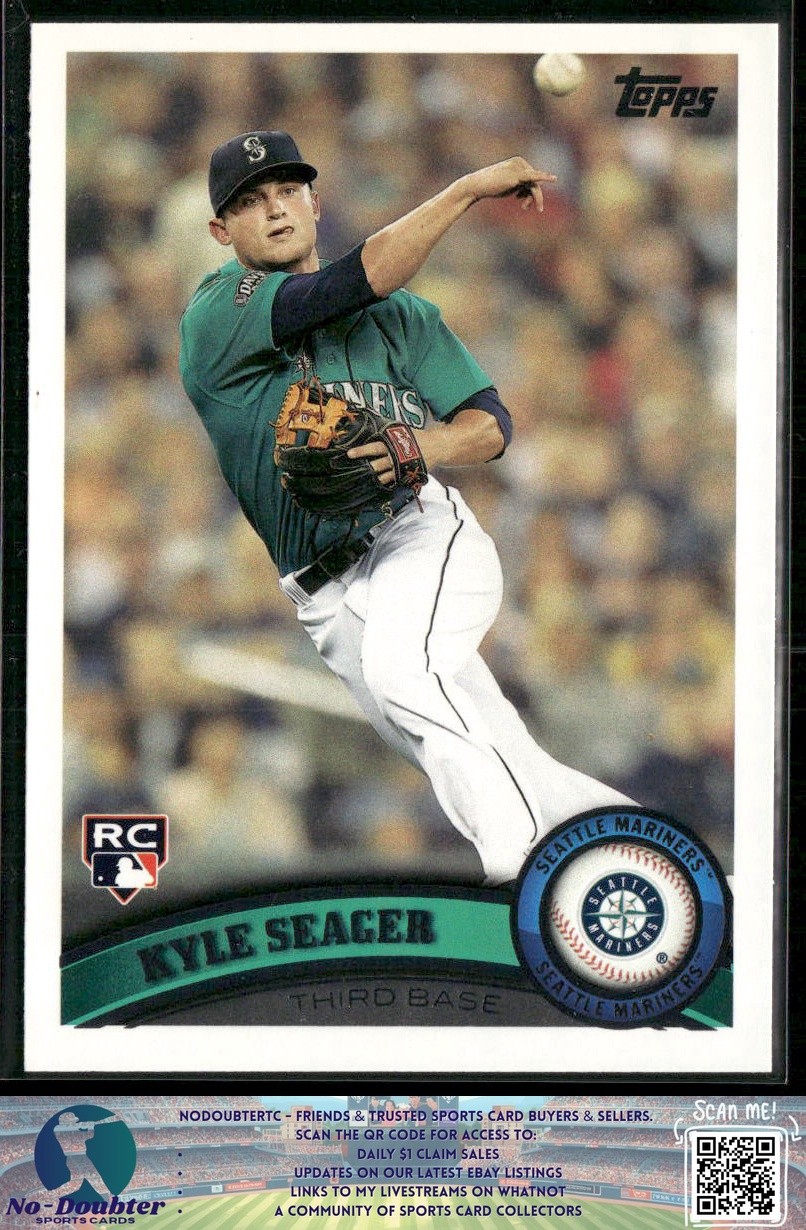 2011 Topps Update #US308 Kyle Seager RC Seattle Mariners JL.1A