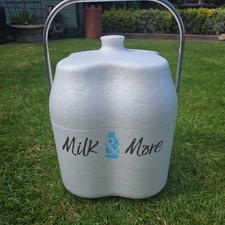 Milk & More Insulated Doorstep 4 Bottle Holder Cooler Minder Polystyrene skuMR