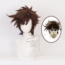 JOJO Joseph Joestar Cosplay Wig Short party hair Synthetic Costume Wigs