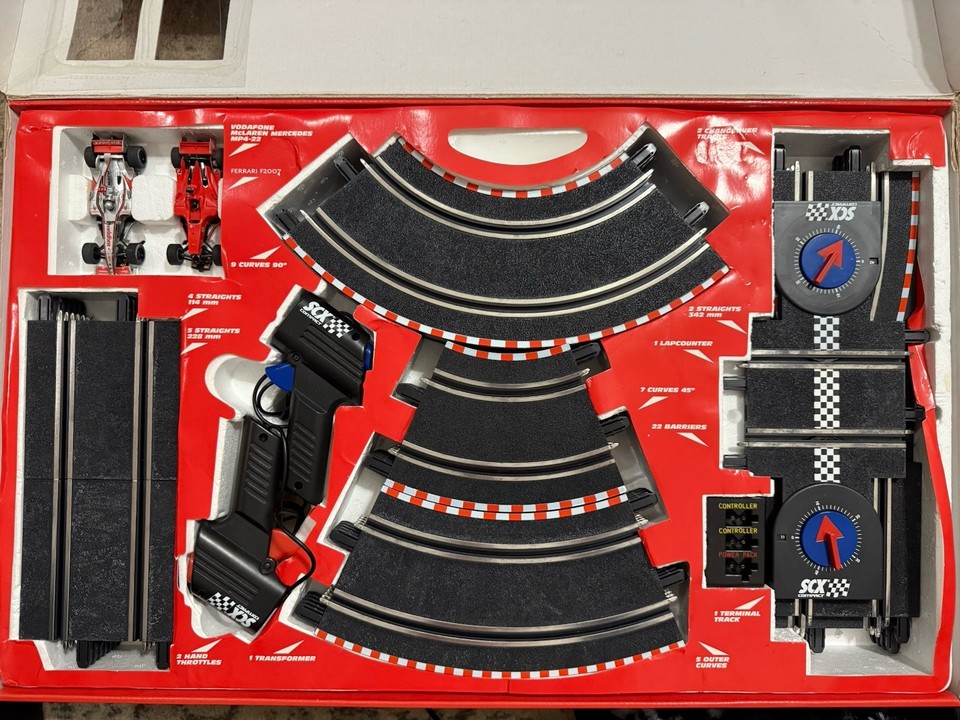 SCX Compact 1:43 Formula 1 And Tuning Slot Cars And Racing Track Tested ...
