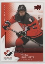 2020 Upper Deck Team Canada Juniors Hlinka Exclusives /250 Theo Rochette #2 0cv6