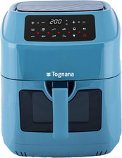 Iridea, Friggitrice Ad Aria 9,2L, Doppia Resistenza, Display Digitale, Timer, 50