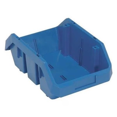 Quantum Storage Systems QP1496BL Hang & Stack Storage Bin, Plastic, Bl