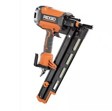 RIDGID Framing Nailer USED Pneumatic 21-Deg 3-1/2 in Round Head Framing Nailer