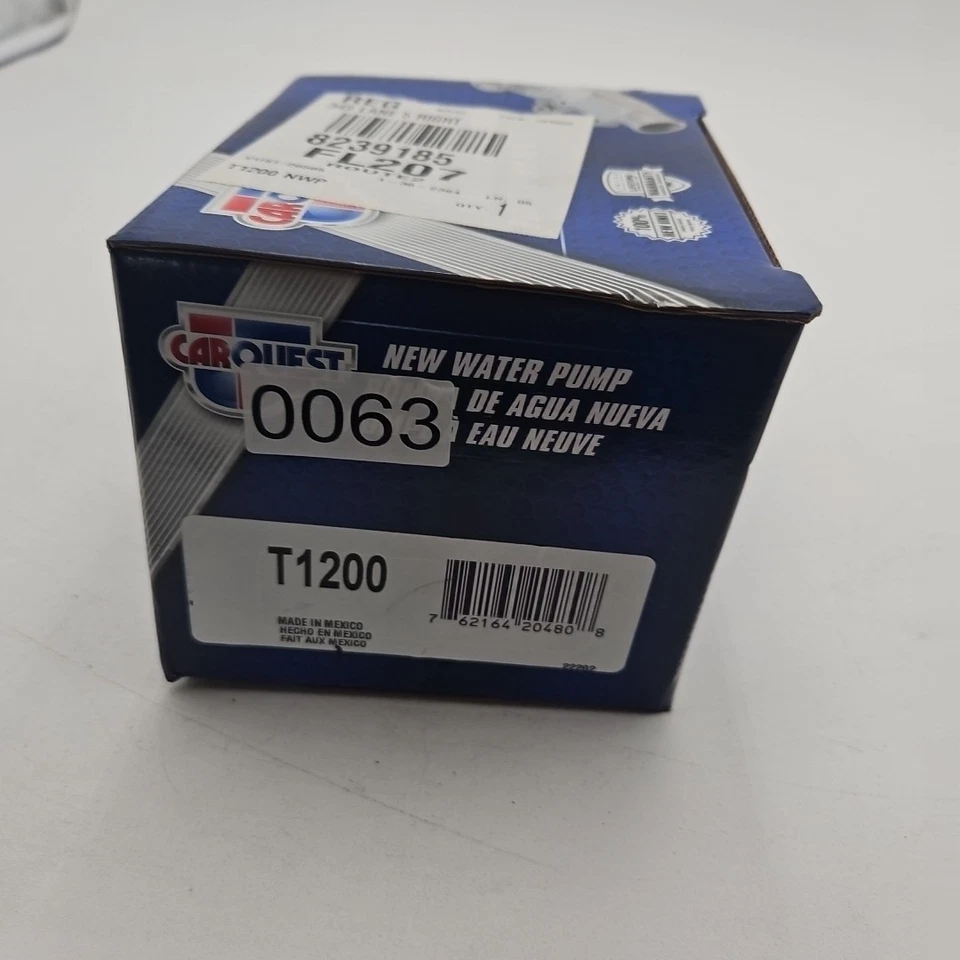 Nueva bomba de agua T1200 (1) T-Bird, Jaguar, Land Rover 1997-2010 varios vehículos Foto 2 de 4