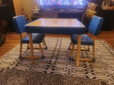 Vintage 1985 FISHER PRICE Toddler Table & Chair Set