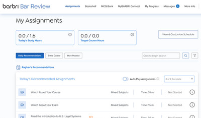 Barbri U.S. Bar Exam Prep   Full UBE & State Access   Valid Until July 26