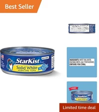 Versatile 5oz Solid White Albacore Tuna in Water - Perfect for Healthy Recipes