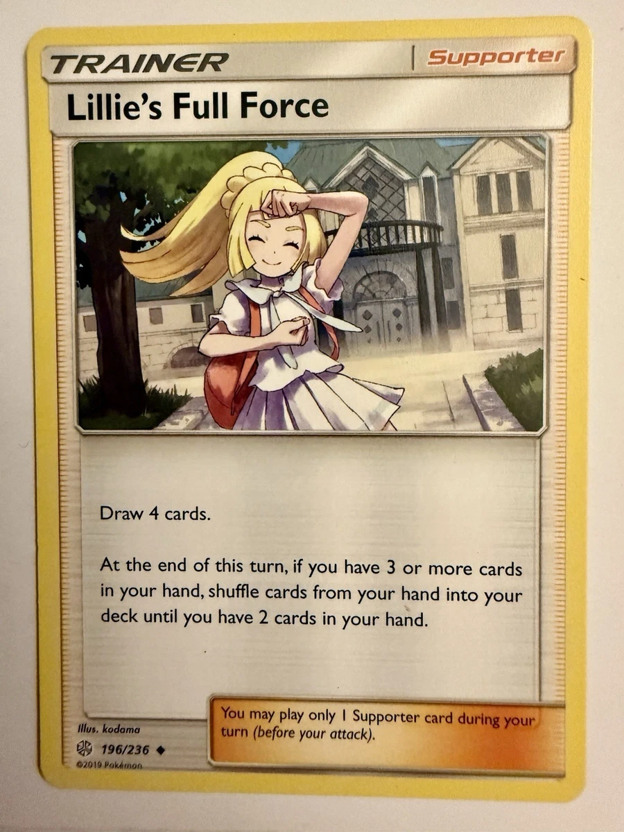 SM - Cosmic Eclipse Lillie's Full Force #196/236 Uncommon | eBay