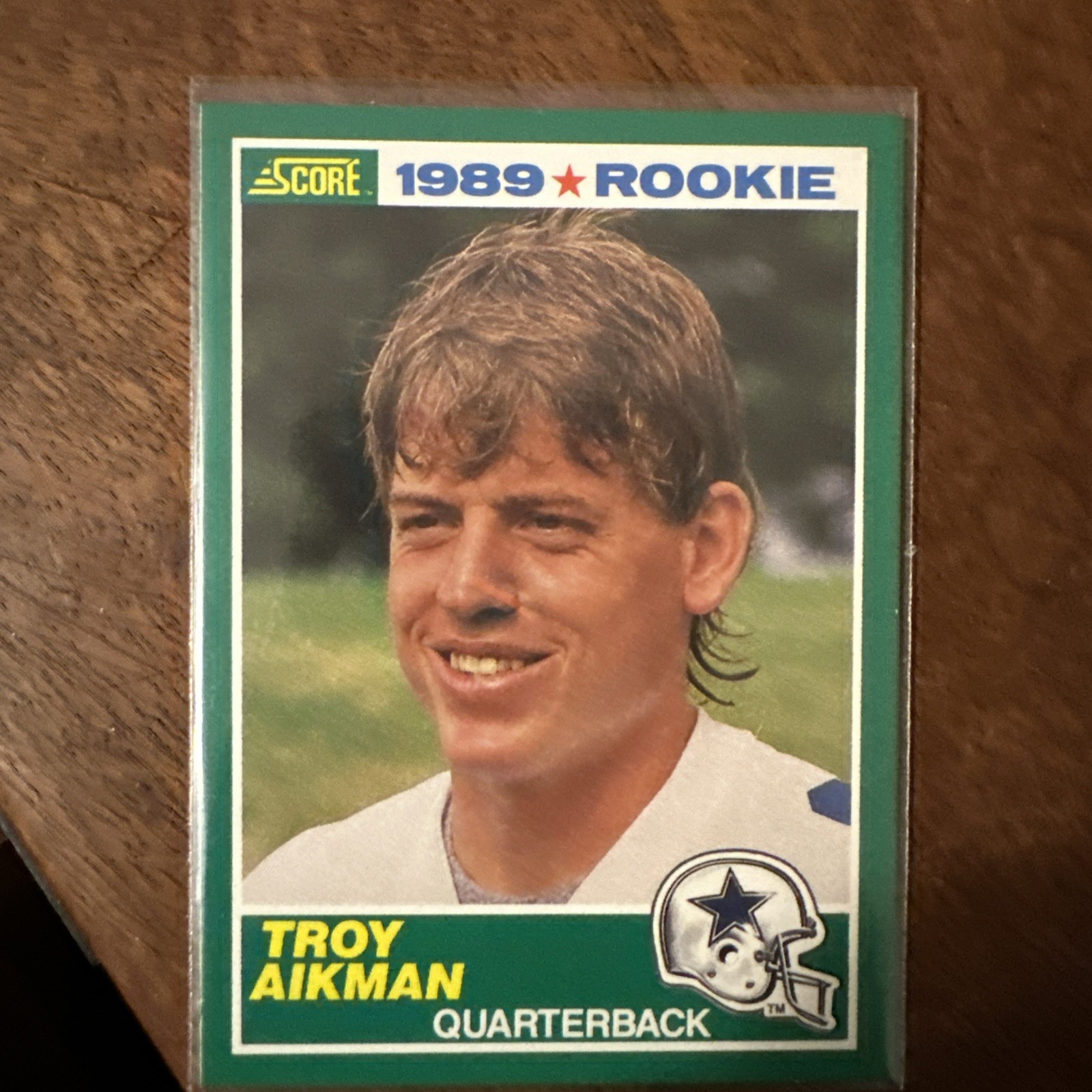 1989 Score - Troy Aikman #270 (RC) Dallas Cowboys Rookie HOF