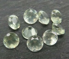 Prehanite 5mm For Making Jewelry Round Faceted Cut Loose Gemstone
