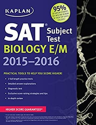 Kaplan SAT Subject Test Biology E/M 2015-2016 Paperback Kaplan
