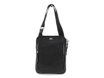 Shoulder bag John Richmond B97 N in black leather - Men's Accessories