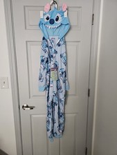Disney Stitch Hooded Pajamas NEW Girls size M 8 with tags