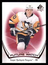 2021-22 SP Authentic Limited Red #196 Kasper Bjorkqvist FW