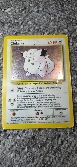 Clefairy #5 (Base Set (1999))