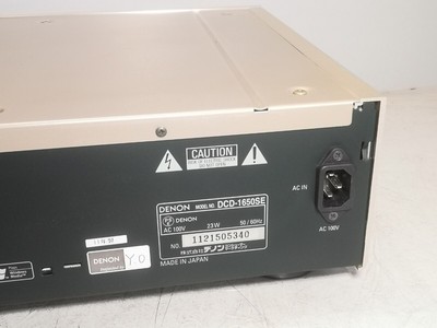 DENON DCD-1650SE SACD CD Player Tested Japan | eBay