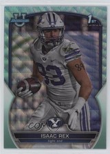 2022 Bowman U Chrome Aqua Wave Refractor 114/299 Isaac Rex #71 0u66