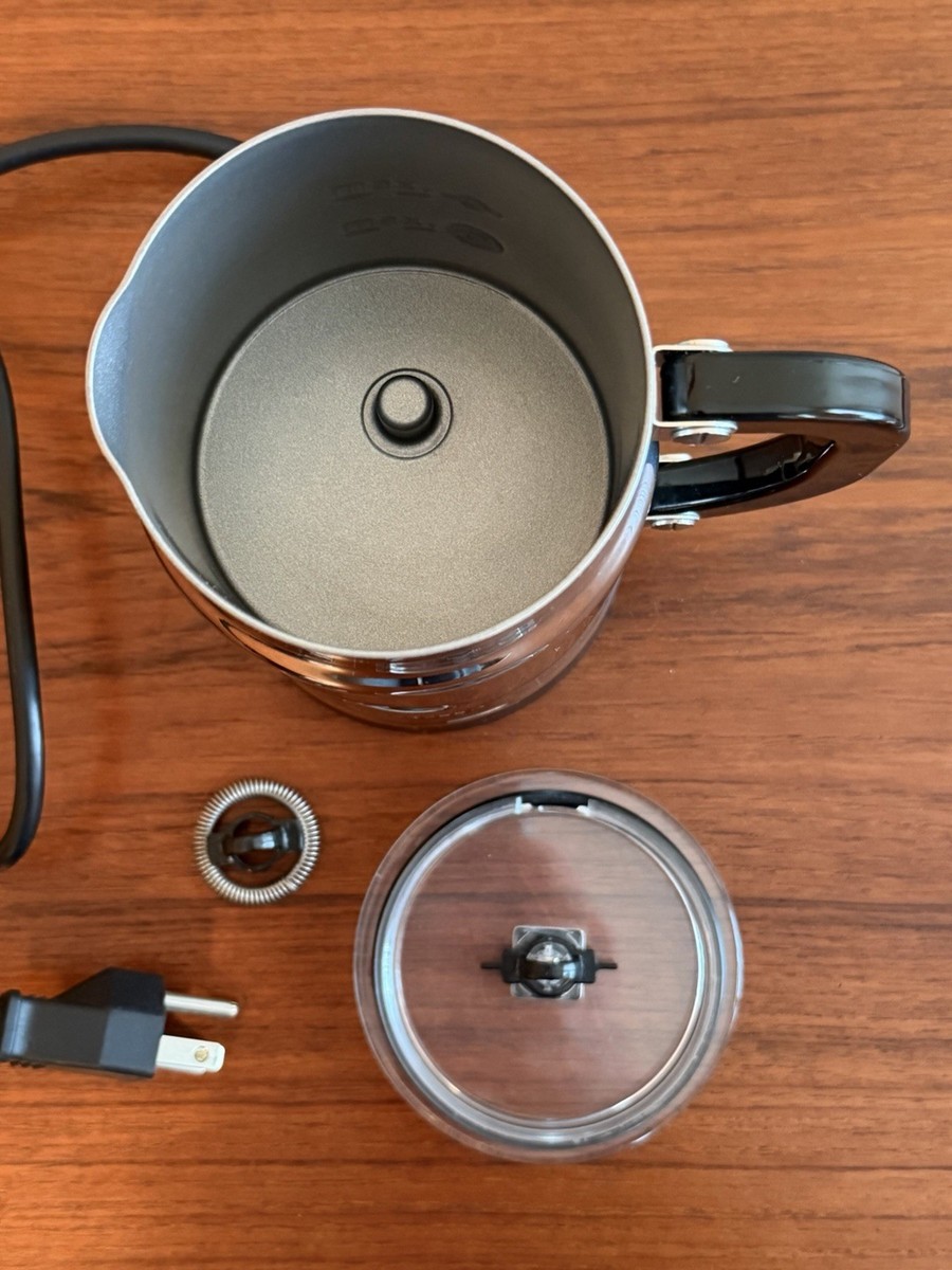 Nespresso Aeroccino Plus Milk Frother Silver Chrome Model 3192