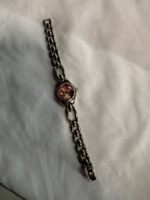 FADED GLORY Quartz PINK BUTTERFLY Face WATCH with BRACELET BAND