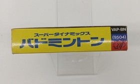 Famicom Software Super Dynamic Badminton Vap FMB70