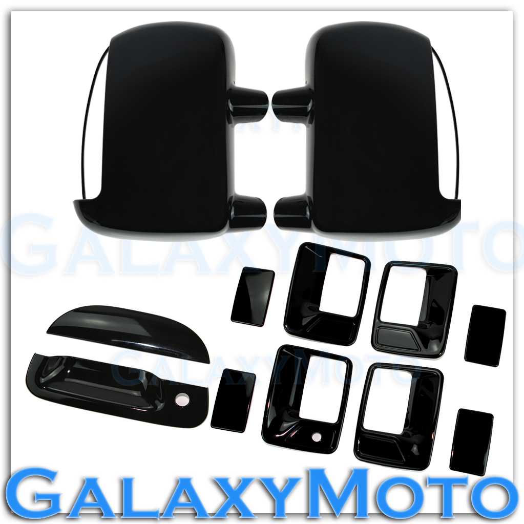 07-14 tahoe Chrome TOP Mirror w. Light+4 Door Handle+Lower Tailgate+Gas