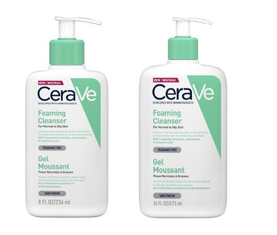 cerave gel to foam