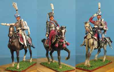 Unassembled Poniatowski staff, White Metal 60 mm 1/30 Figure kit VID SOLDIERS