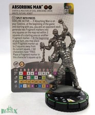 Heroclix Avengers 60th Anniversary set Absorbing Man 043b Prime figure w/card