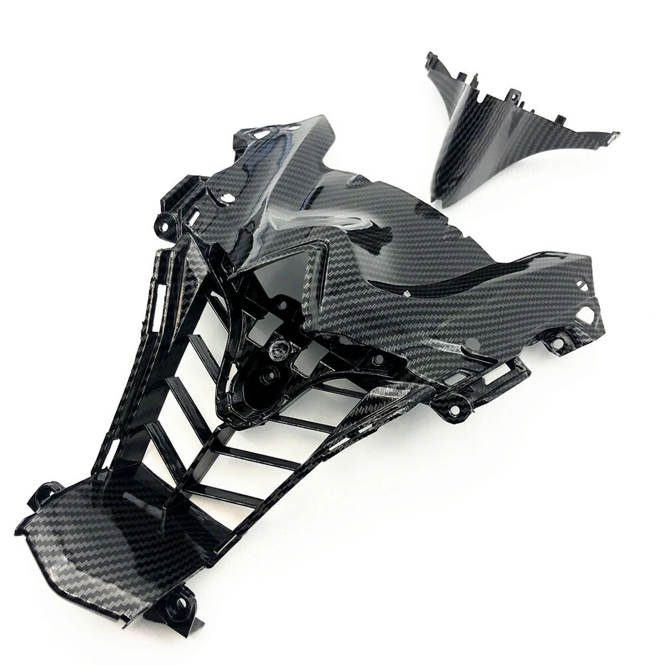 Carenado de faros de nariz de alerón delantero de fibra de carbono para Yamaha YZF R6 2008-2016 Foto 2 de 4
