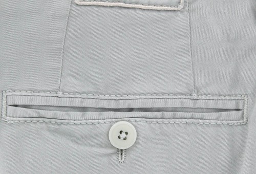 Luigi Borrelli Grigio Pantaloni - Extra Slim - 36/52 - (10SLIMCERNP012FANGO) - Foto 3 di 4