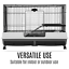 thumbnail 7  - Paws &amp; Claws 100x66cm Large Pet Cage On Wheels Rabbit Guinea Pig Indoor/Outdoor